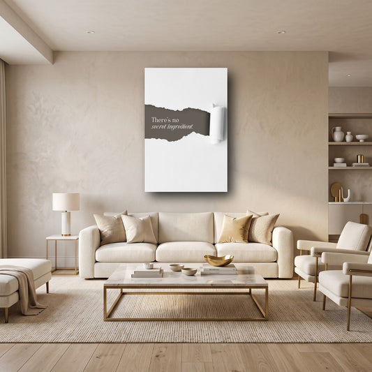 Minimalist Quote Canvas Wall Art - Home View
