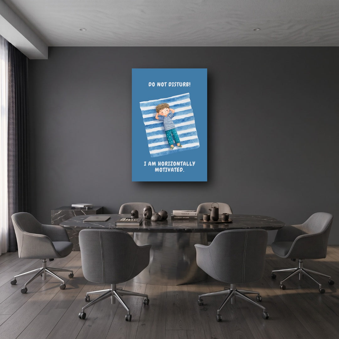 Do Not Disturb Canvas Wall Art - Office View