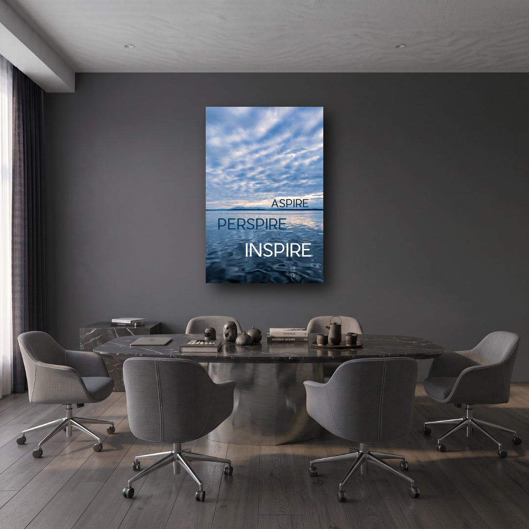 Inspire Canvas Wall Art - Office View