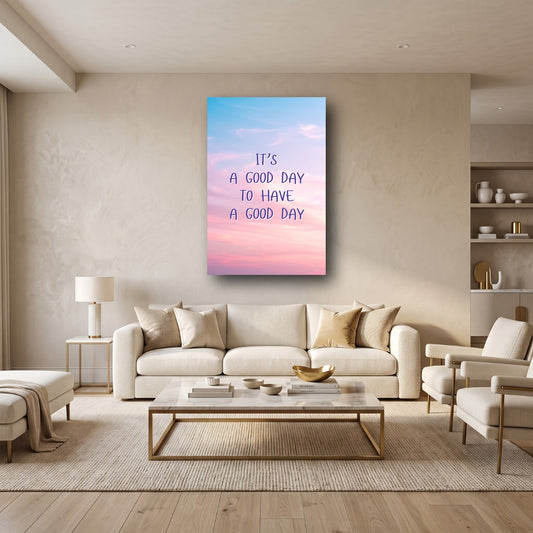 Inspiring Sky Canvas Wall Art - Home View