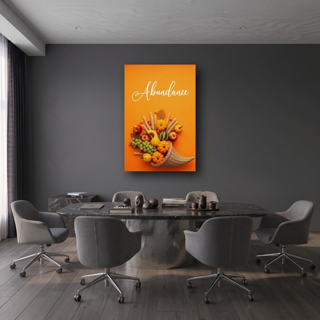 Abundance Harvest Canvas Wall Art - Office View
