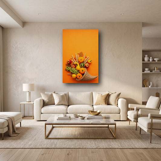 Abundant Harvest Canvas Wall Art - Home View