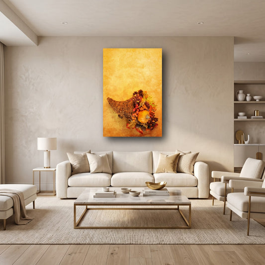 Autumn Abundance Canvas Wall Art - Home View