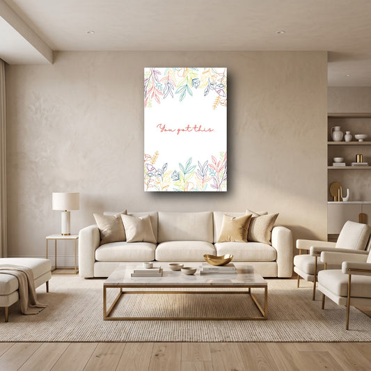 You Got This Canvas Wall Art - Home View