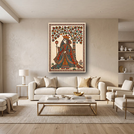 Heritage Queen Canvas Wall Art - Home View