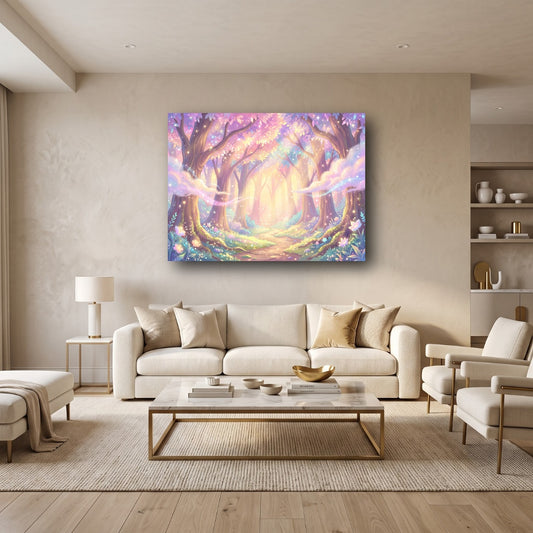 Enchanted Forest Canvas Wall Art - Home View