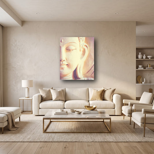 Serene Buddha Canvas Wall Art - Home View