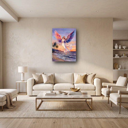 Heavenly Serenity Canvas Wall Art - Home View