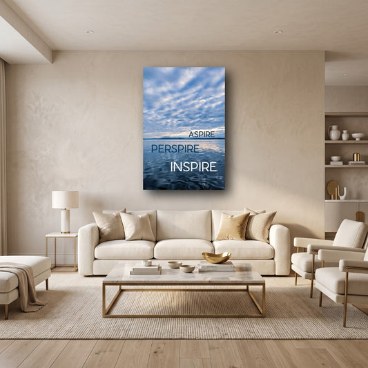 Inspire Canvas Wall Art - Home View