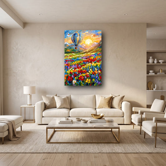 Vibrant Horizon Canvas Wall Art - Home View