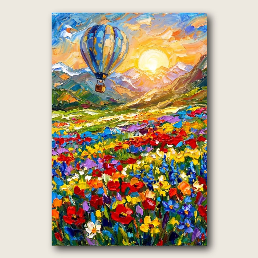 Vibrant Horizon Canvas Wall Art - Plain View