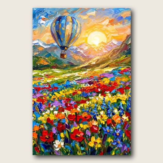 Vibrant Horizon Canvas Wall Art - Plain View
