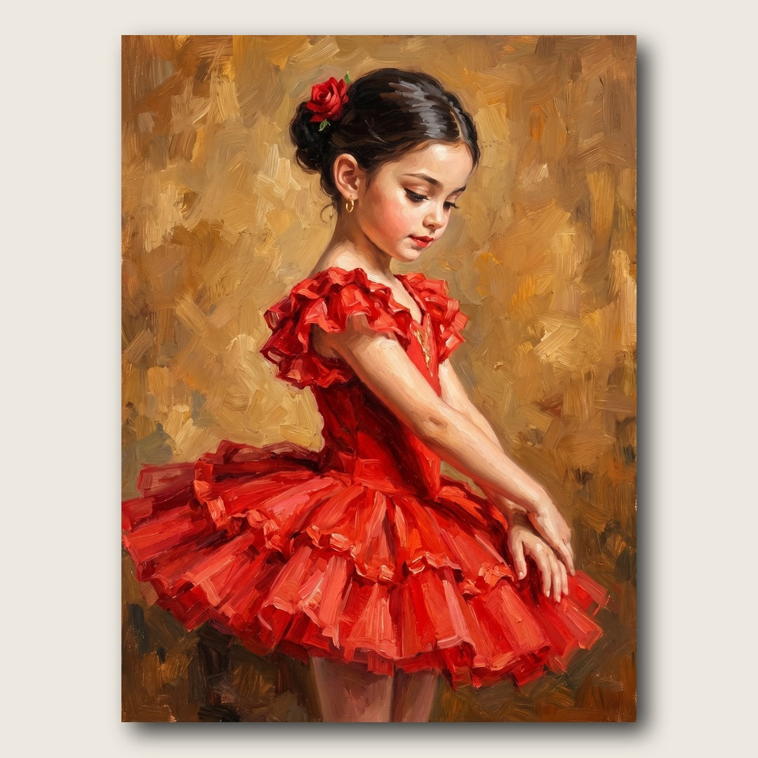 Graceful Dancer Canvas Wall Art - Plain View